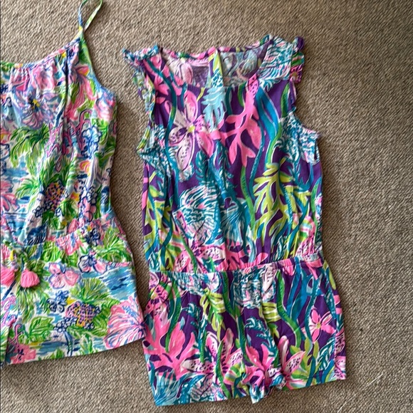 Lily Pulitzer Colorful Patterned Rompers Set - Picture 5 of 5